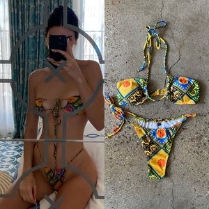 Kendall jenner style biniki set